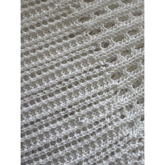 Torrid Women’s Plus Size 4 Ivory Knit Sleeveless Open Weave - Picture 7 of 7